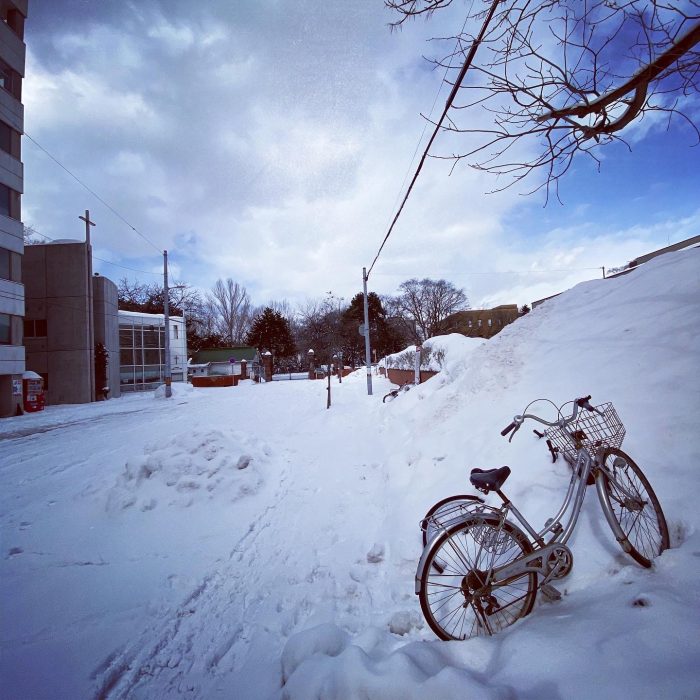 Bike and Snow